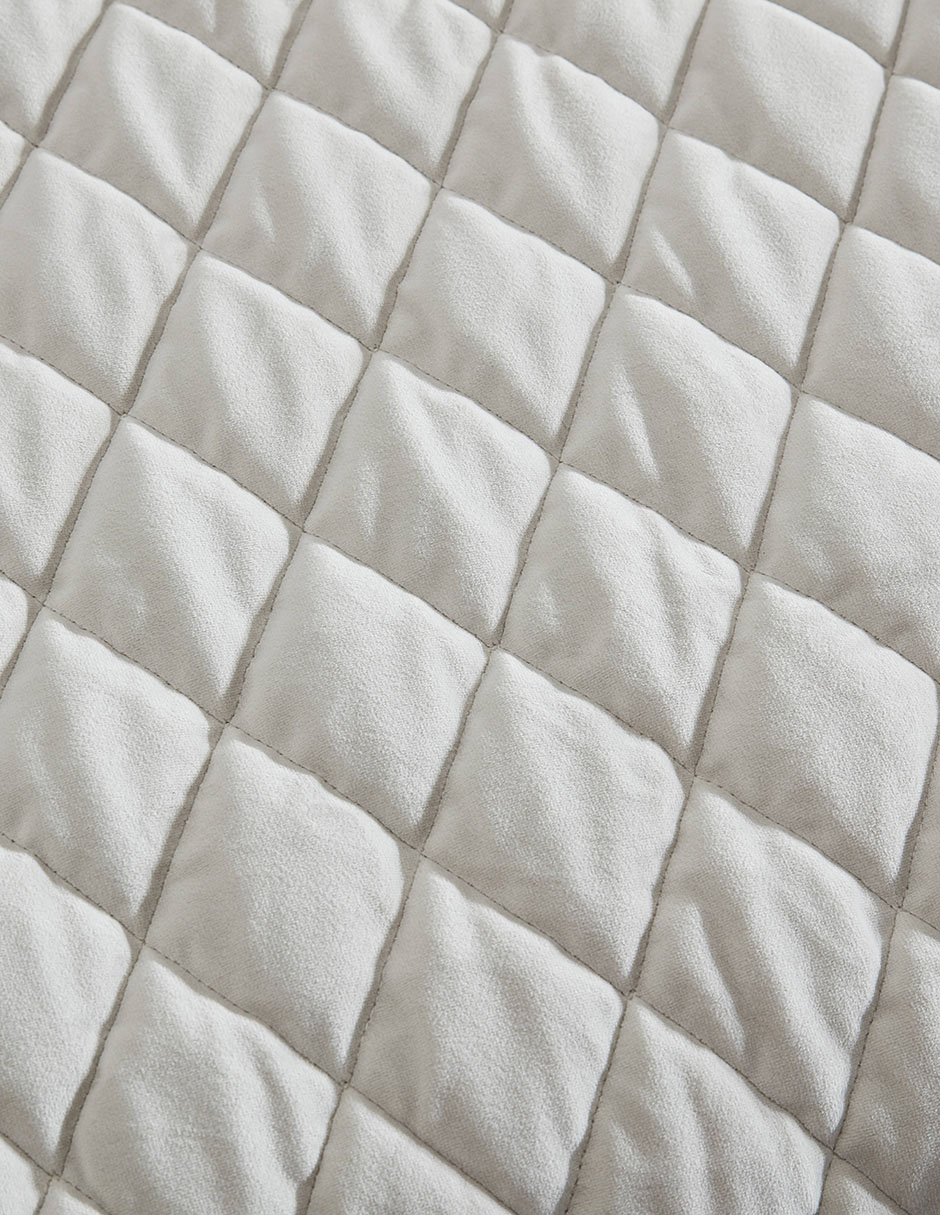 Set de colcha tassara diamond velvet soft ch