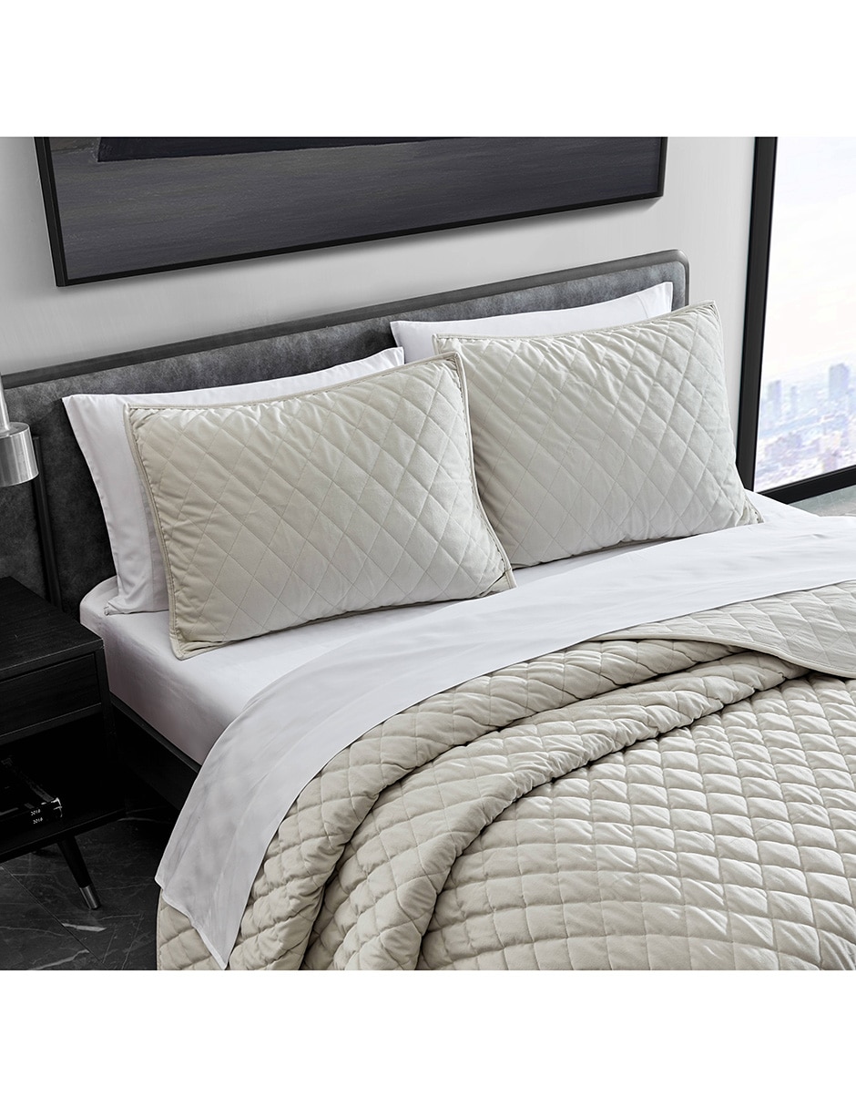 Set de colcha tassara diamond velvet soft ch