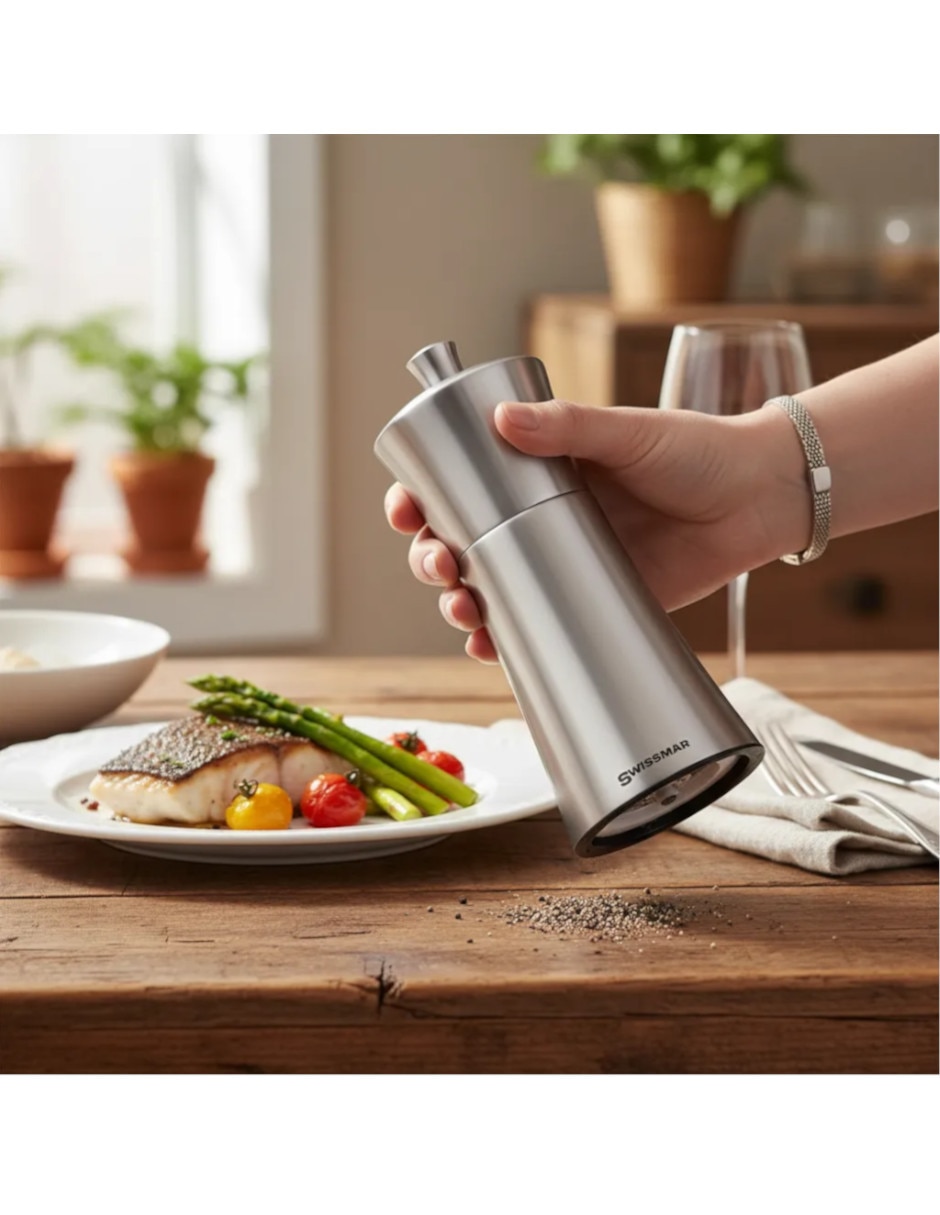 Molino para pimienta Swissmar de Acero inoxidable