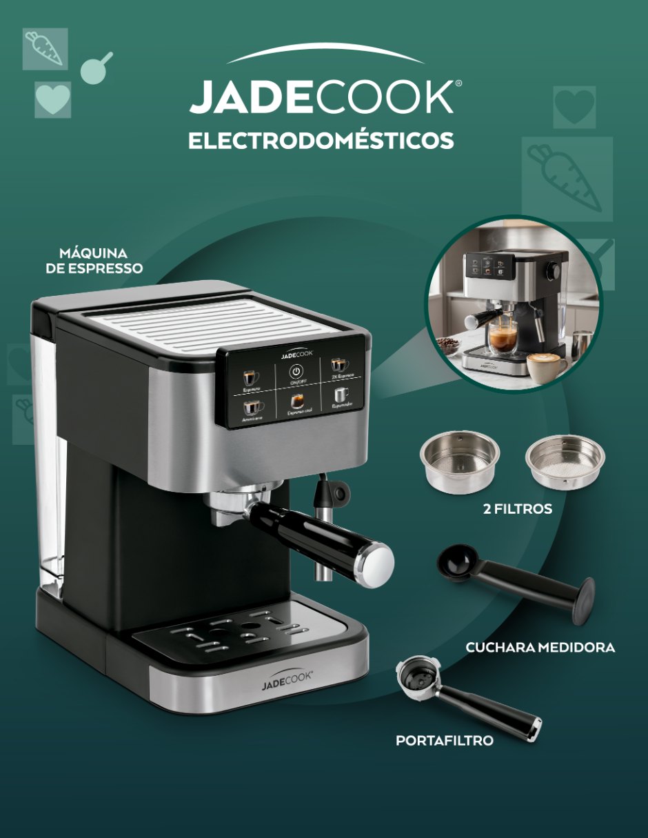 Cafetera espresso jade electro c0607 4