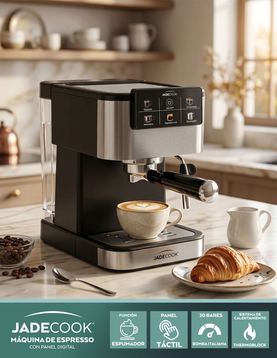 Cafetera espresso jade electro c0607 7