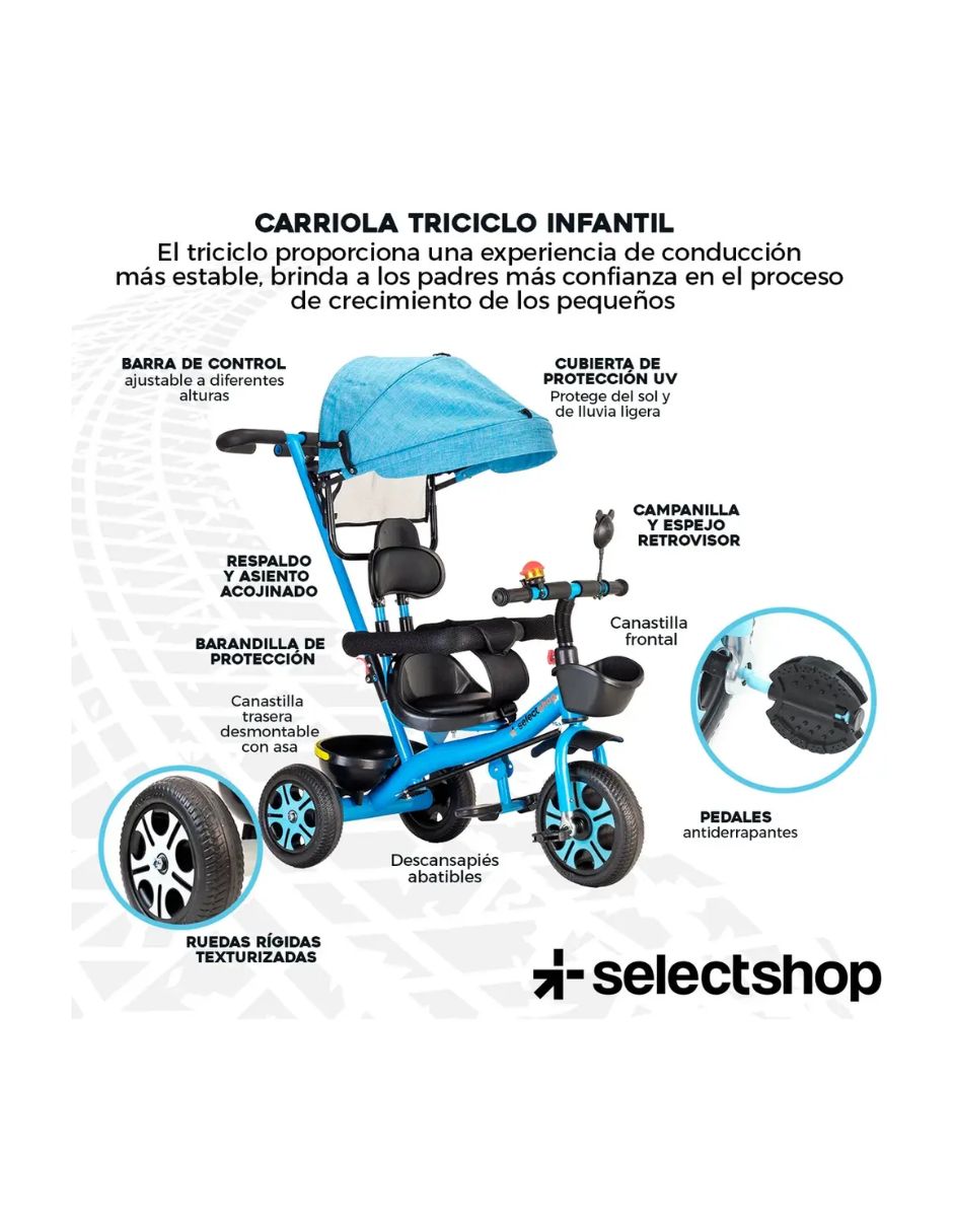 Triciclo Selectshop unisex
