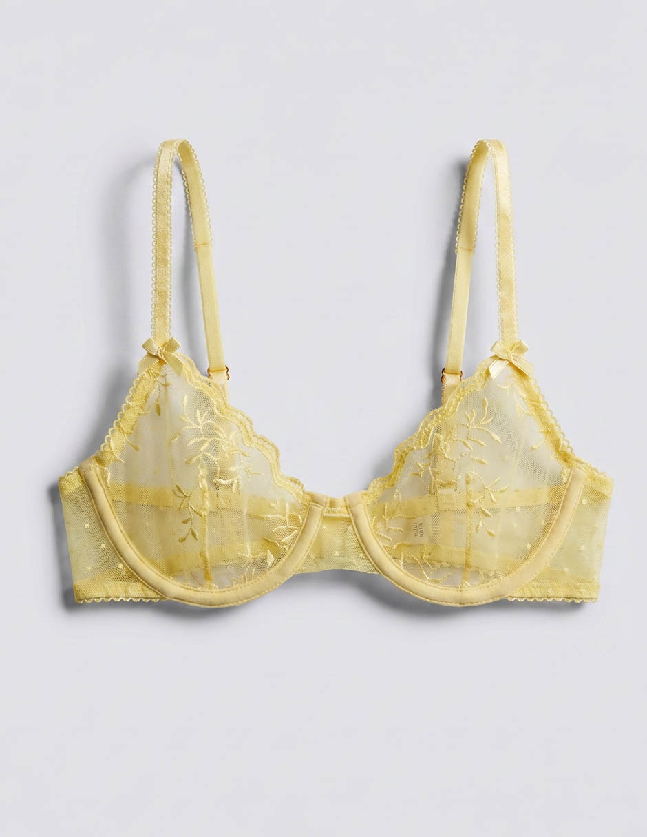 Brassiere demi con copa para mujer Brassiere demi con copa para mujer