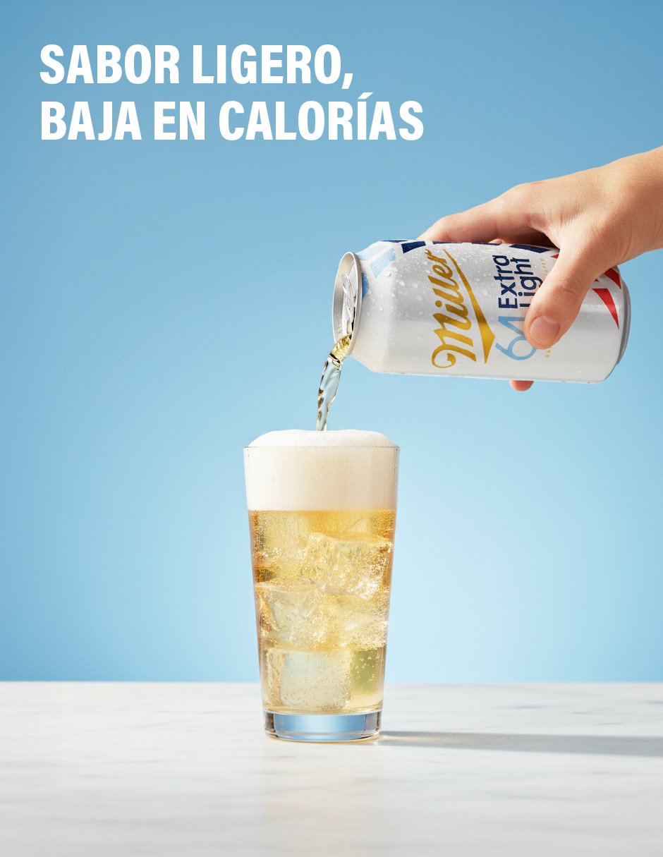 Cerveza clara Miller 12 pack lager dulce 355 ml