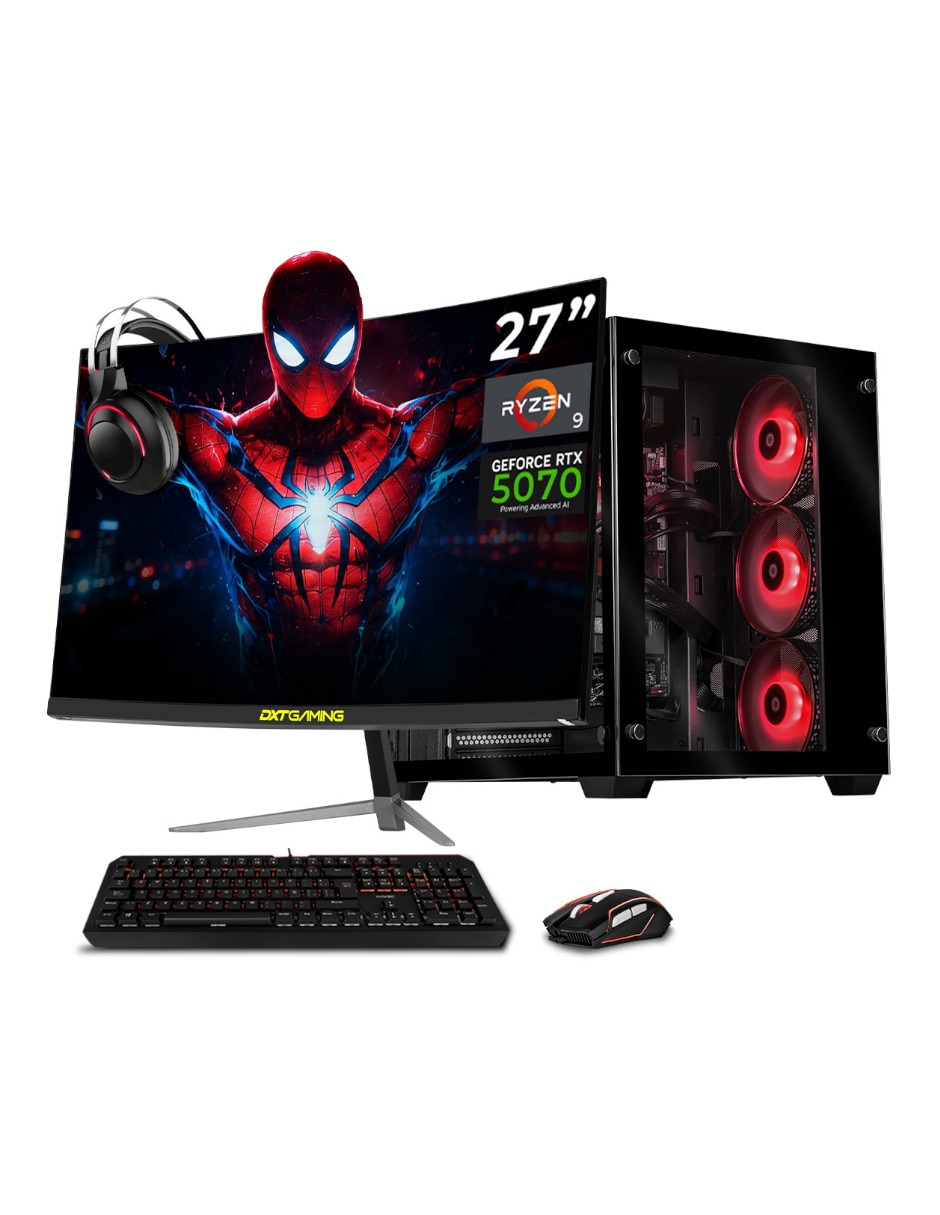XTREME PC GAMING Xtreme pc gaming xtbrr932gb55070mtpb 27 pulgadas full hd amd ryzen 9 nvidia geforce rtx 5070 32 gb ram 1 tb ssd
