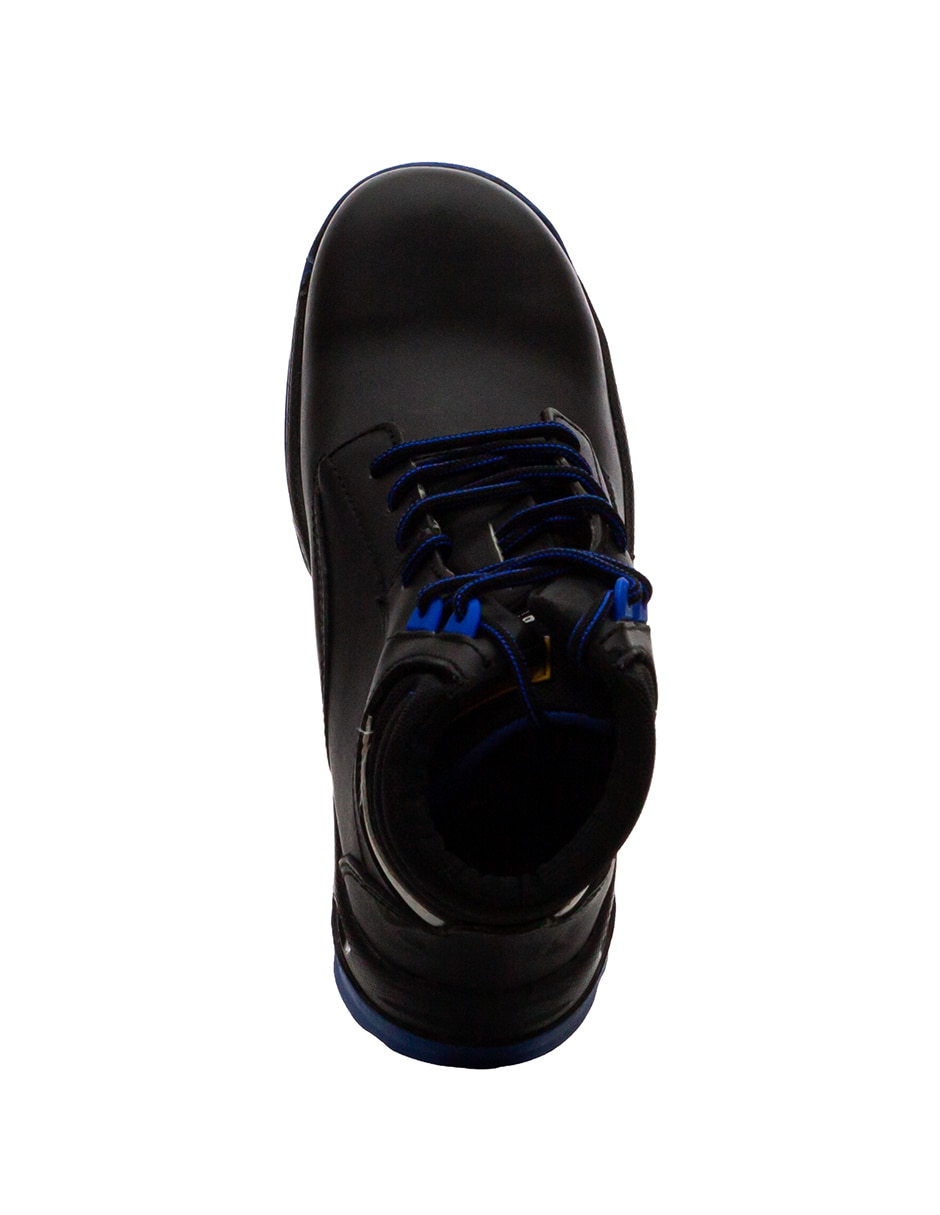 Bota industrial cliff de cuero y piel
