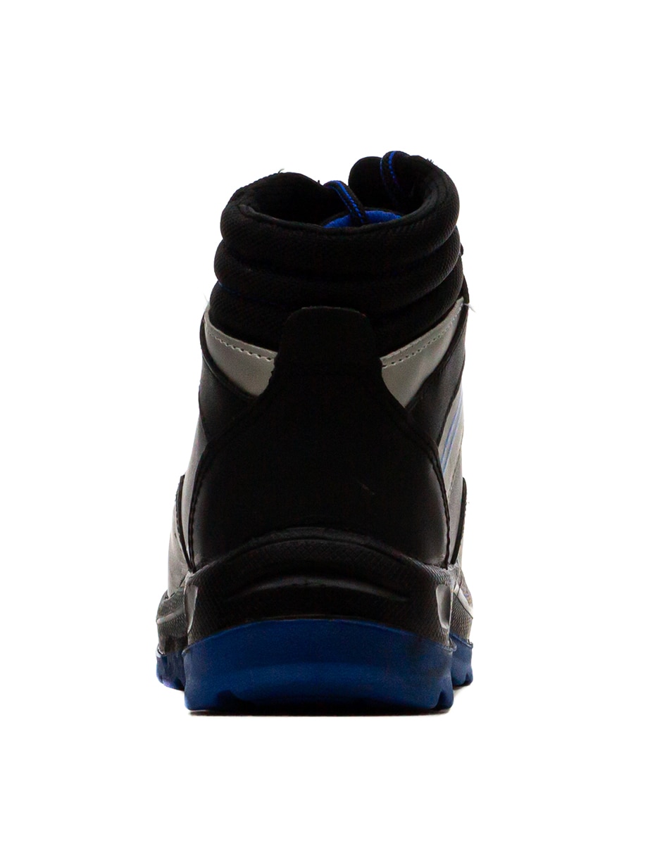 Bota industrial cliff de cuero y piel