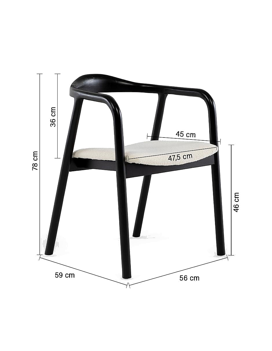 Silla baltimore form design de madera
