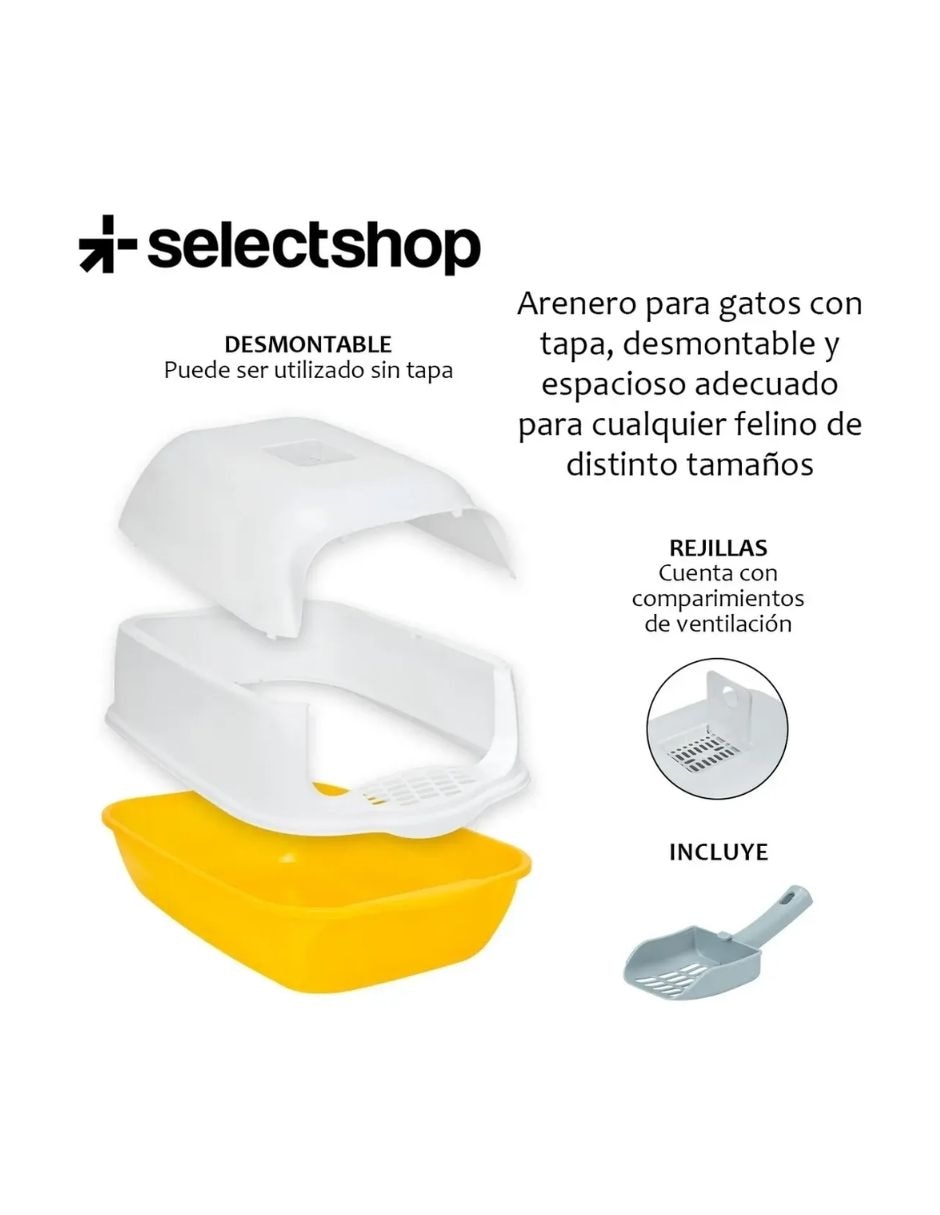 Arenero selectshop para gato