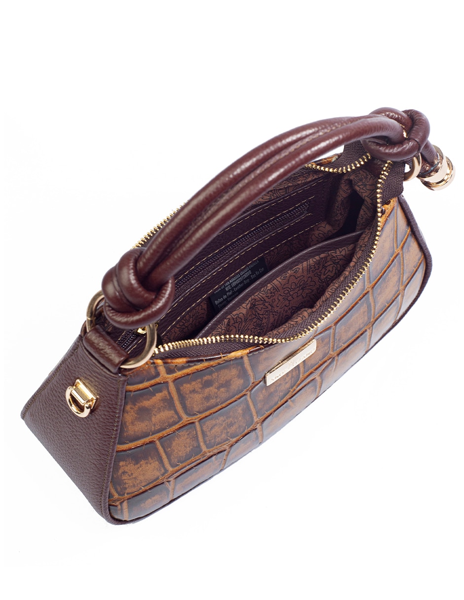 Bolsa satchel Mayte de piel para mujer