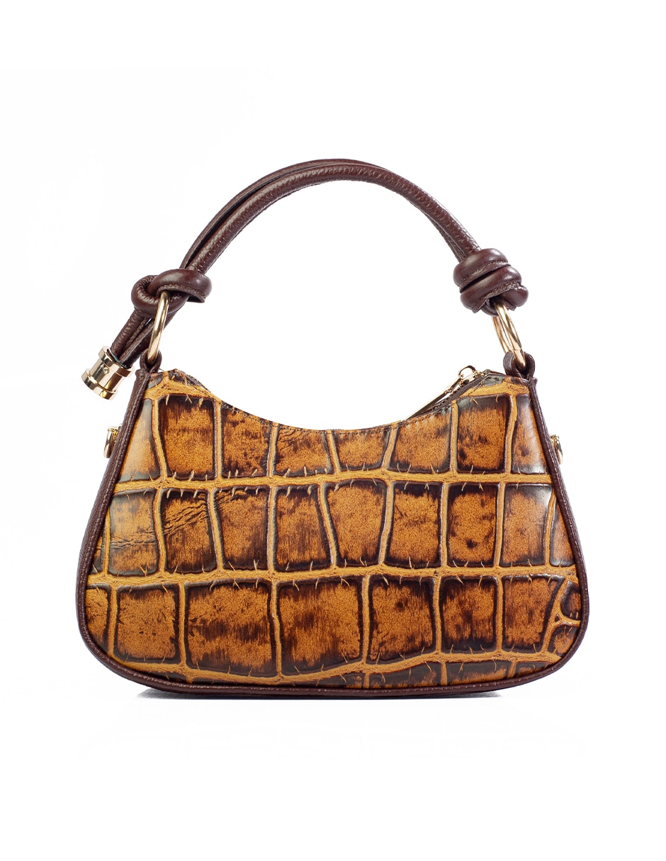 Bolsa satchel Mayte de piel para mujer