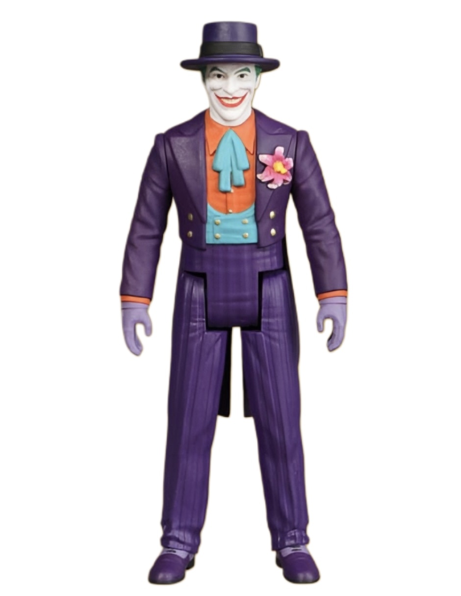 Figura de colección  artículada the batman movie joker vintage mezco
