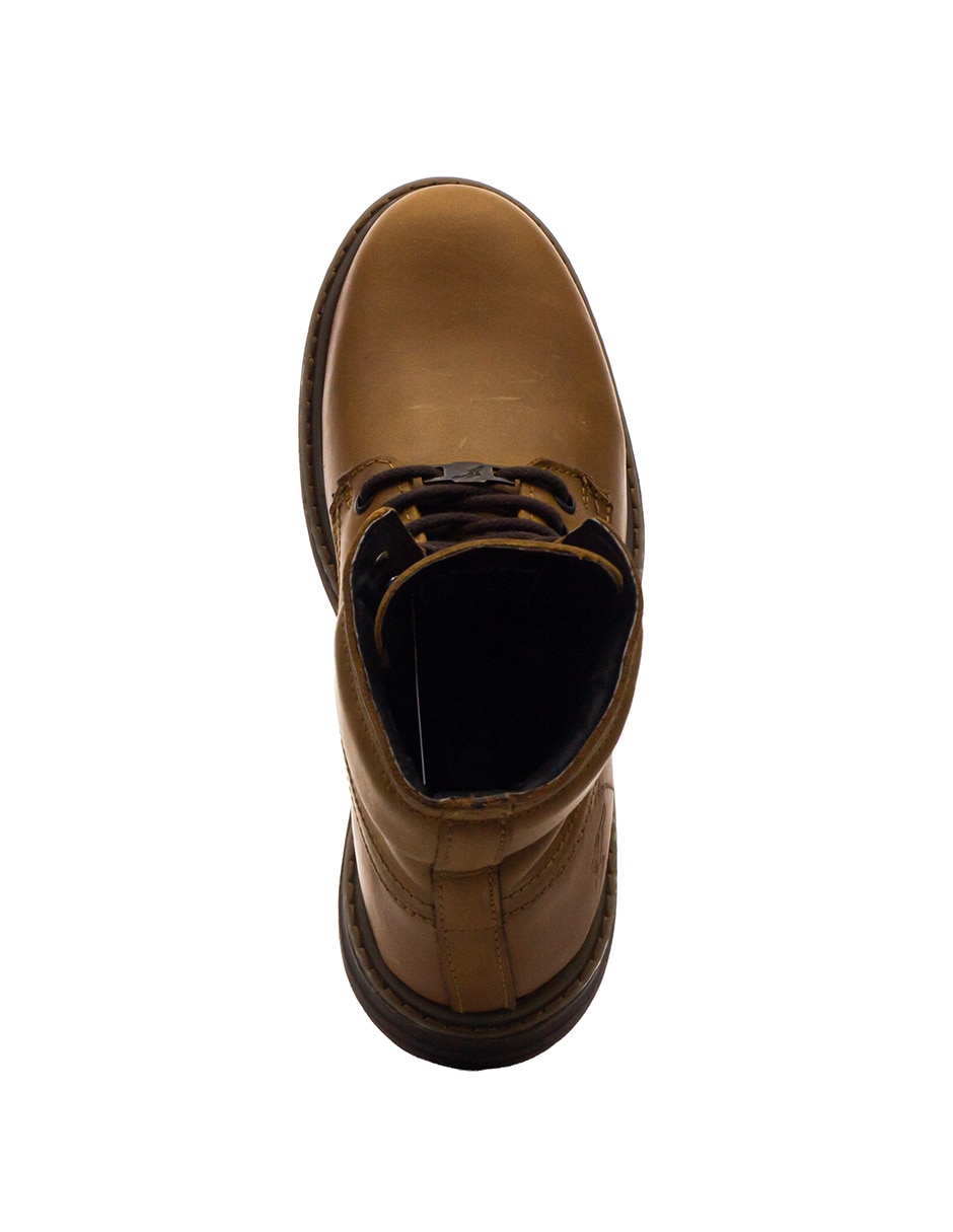 Bota industrial goodyear de cuero y piel