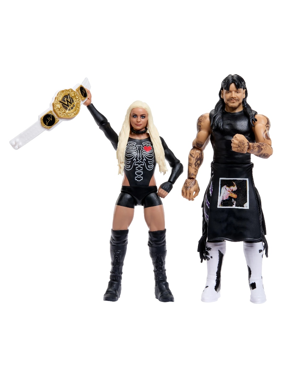 Liv Morgan y Dirty Dominik Mysterio Mattel de WWE