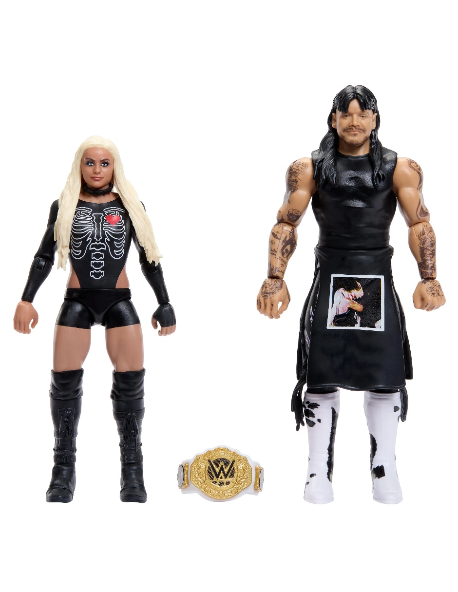 Liv Morgan y Dirty Dominik Mysterio Mattel de WWE