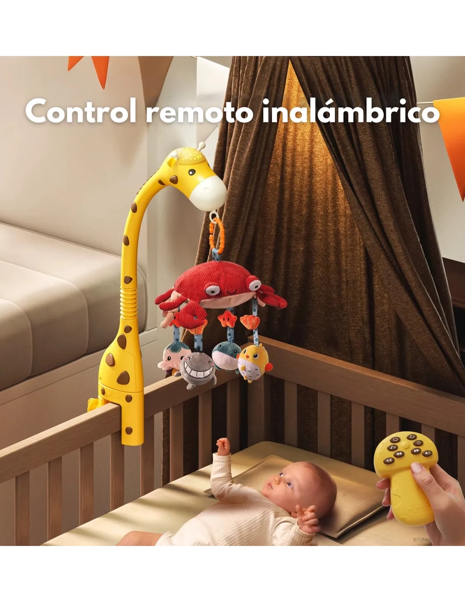 Juguete colgante jirafa con luz y sonido 3