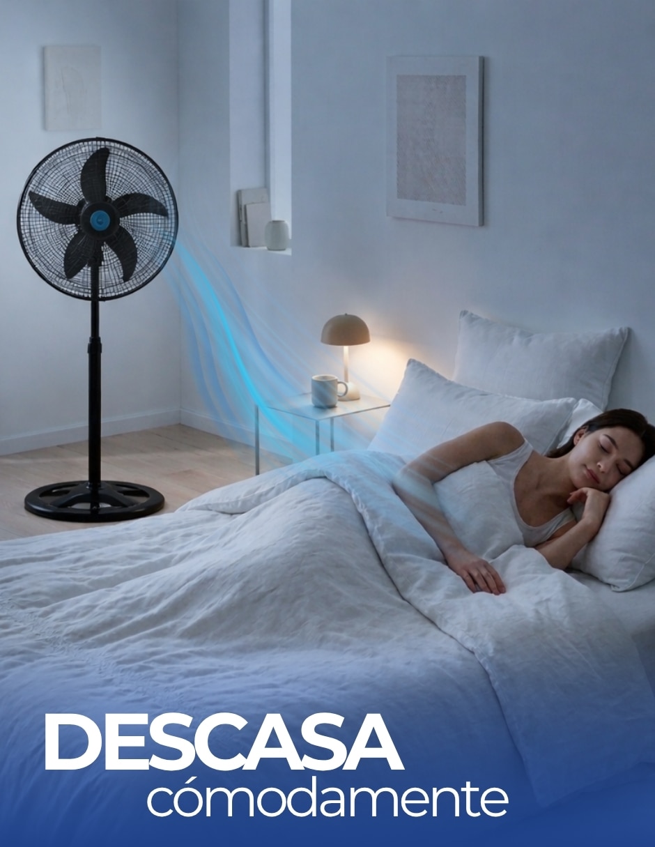 Ventilador de pedestal Ecomlab 3 velocidades
