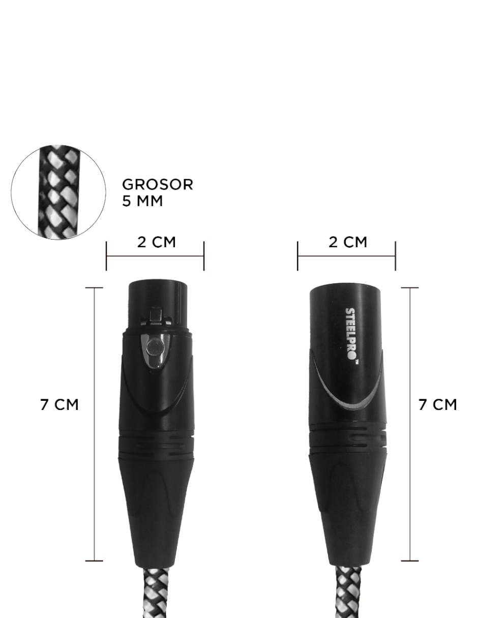 Cables para instrumentos musicales steelpro