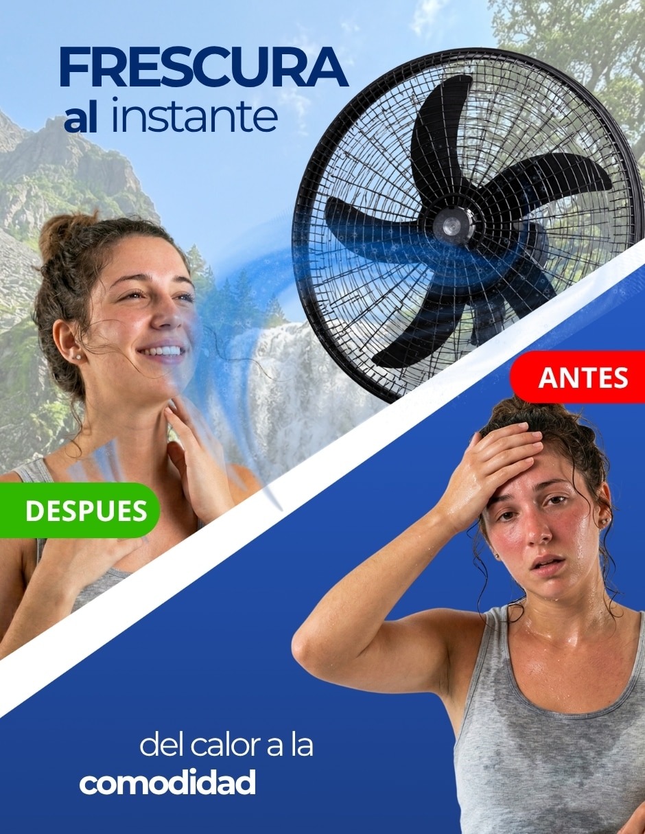 Ventilador de pedestal ecomlab3 velocidades