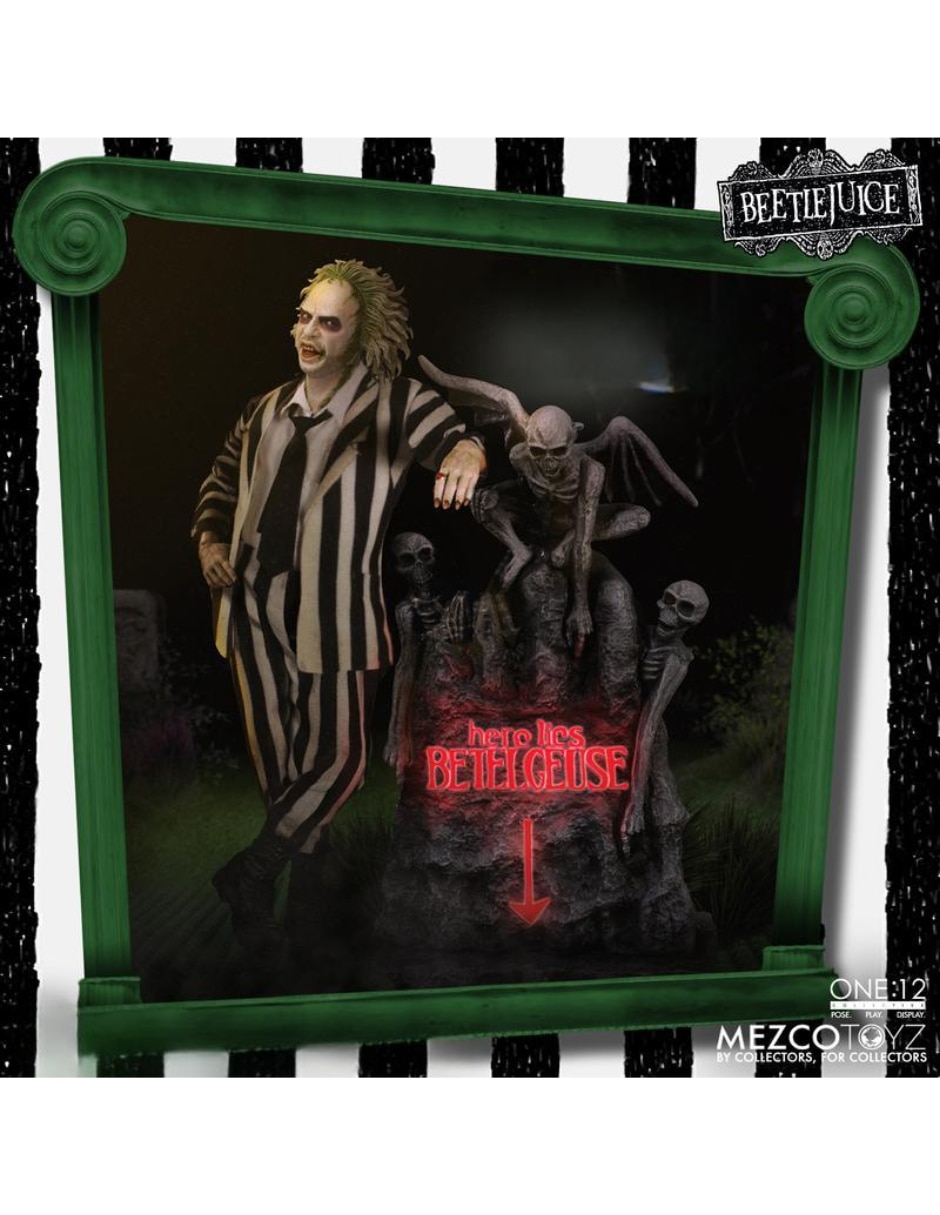 Figura de colección beetlejuice beetlejuice deluxe mezco con luz