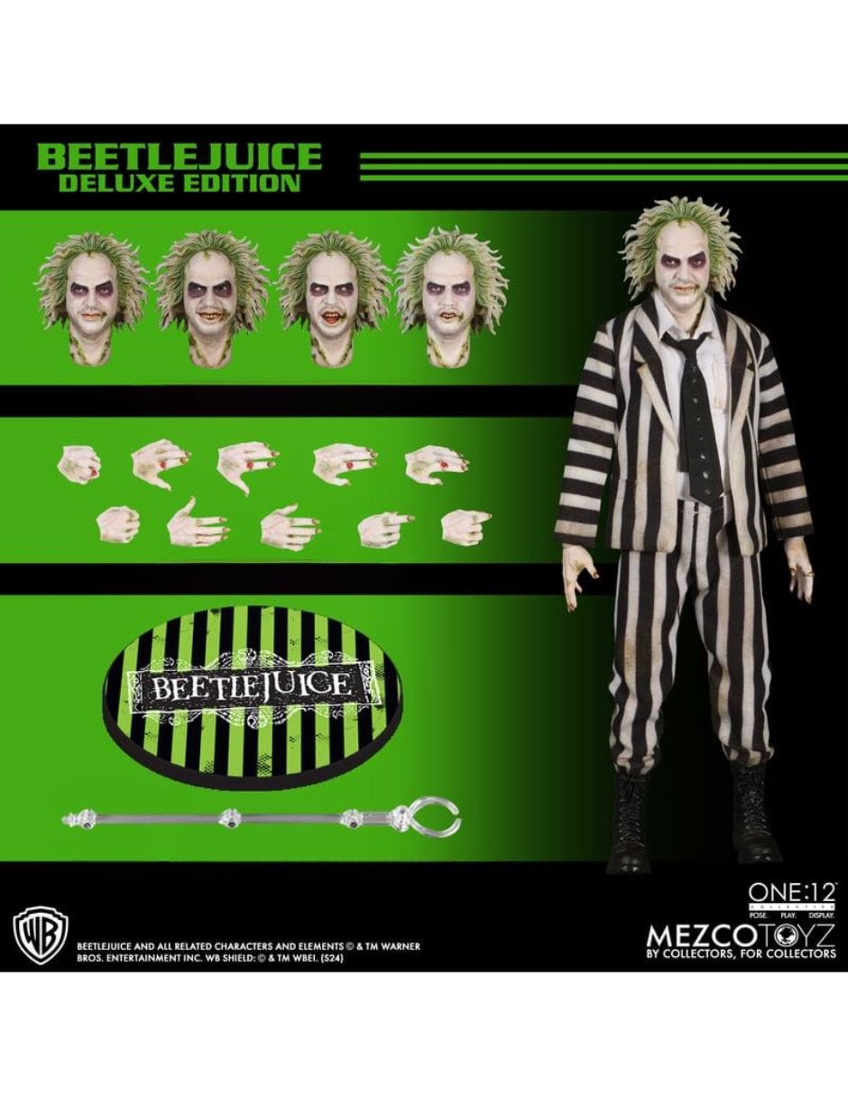 Figura de colección beetlejuice beetlejuice deluxe mezco con luz