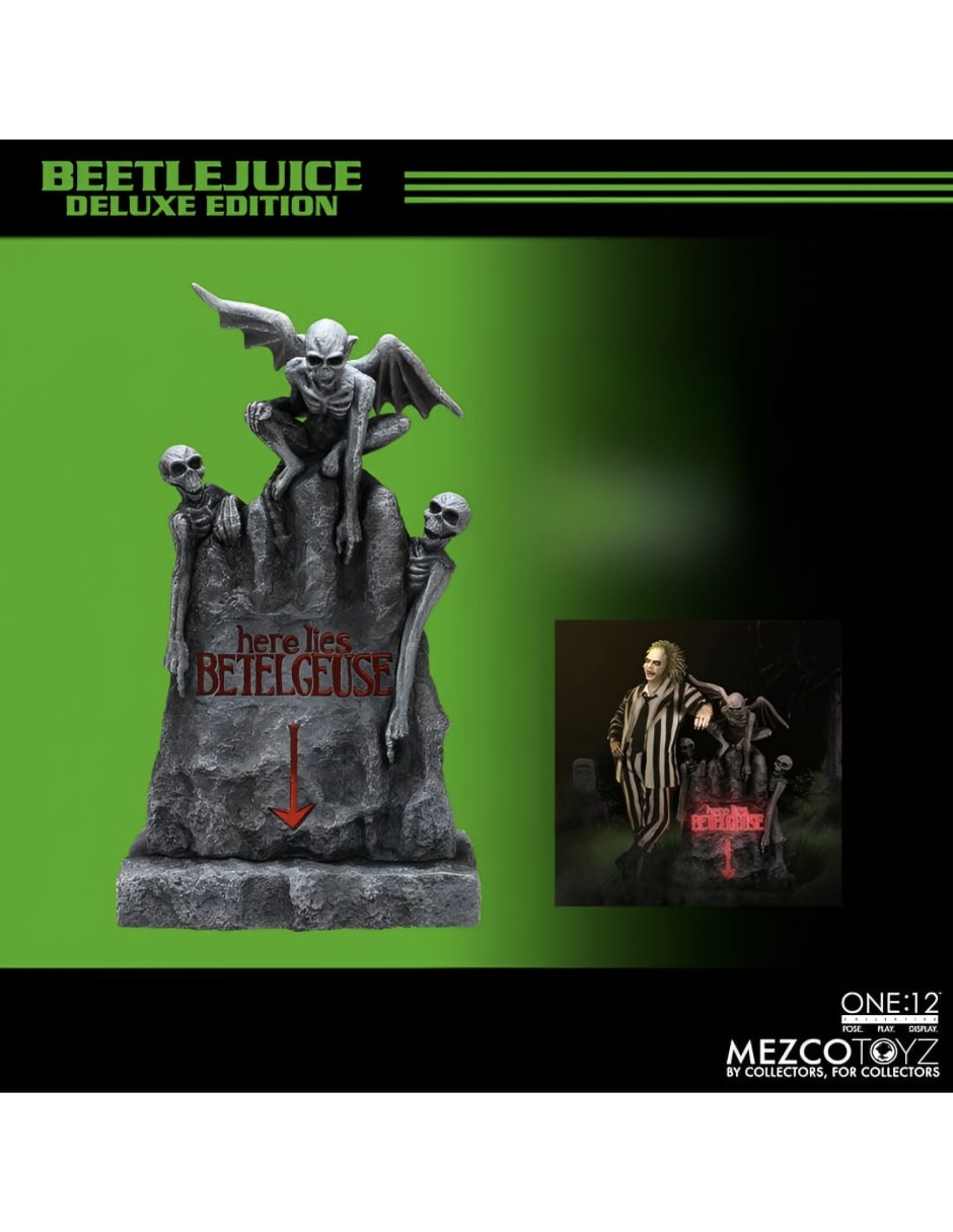 Figura de colección beetlejuice beetlejuice deluxe mezco con luz
