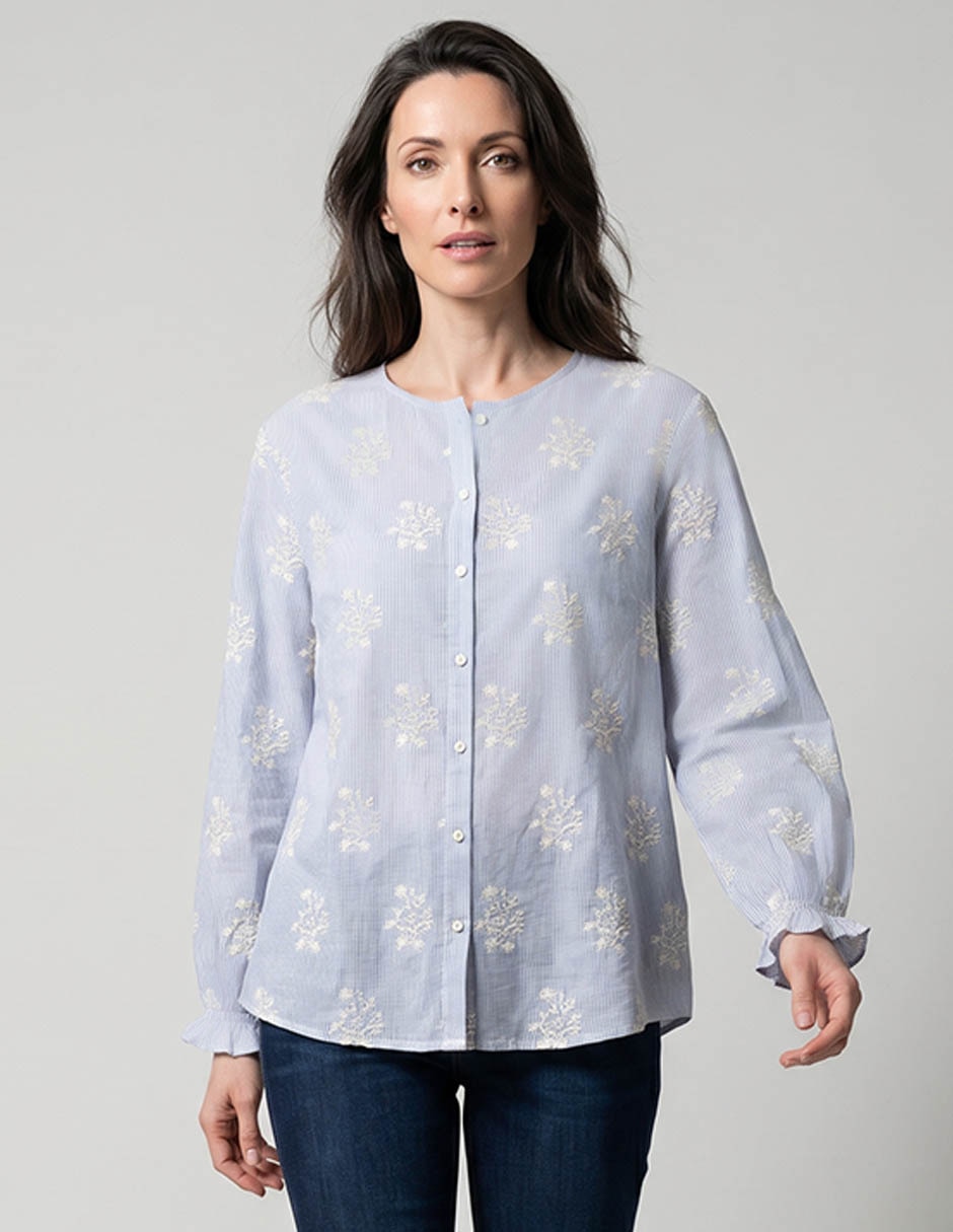 Blusa manga 3/4 para mujer