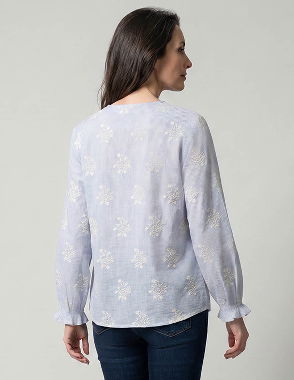 Blusa Punt Roma Manga 3/4 para mujer
