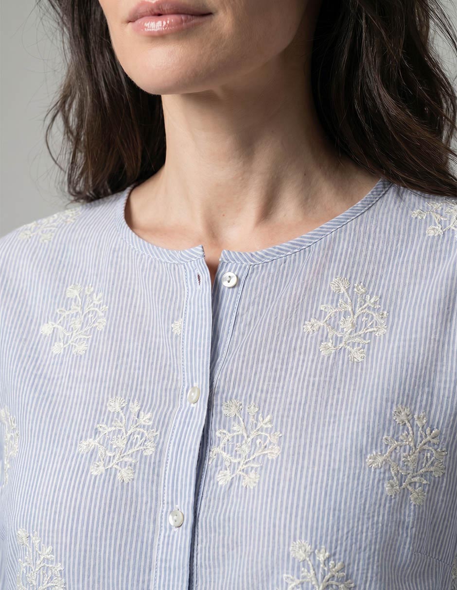 Blusa Punt Roma Manga 3/4 para mujer