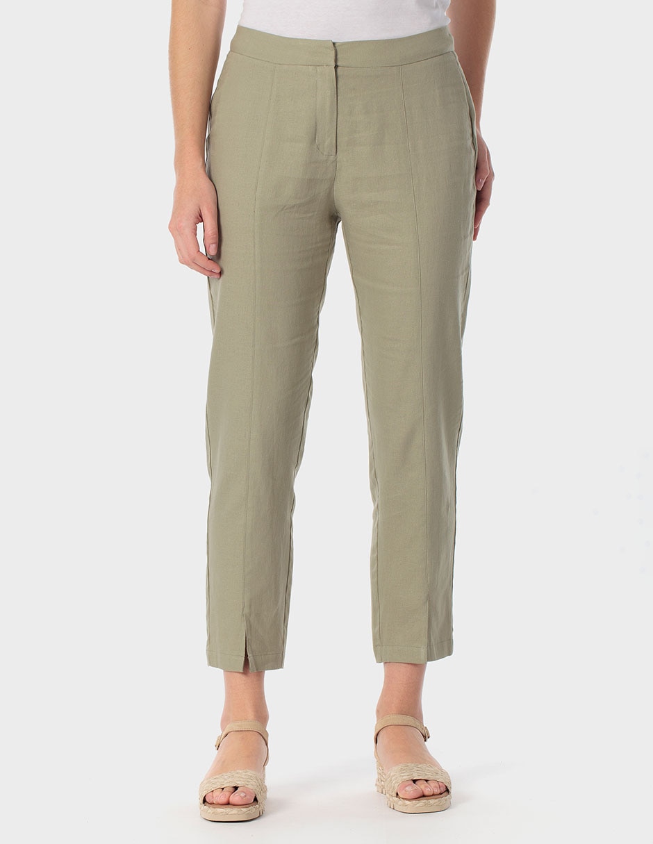 Pantalón capri slim para mujer Pantalón capri slim para mujer