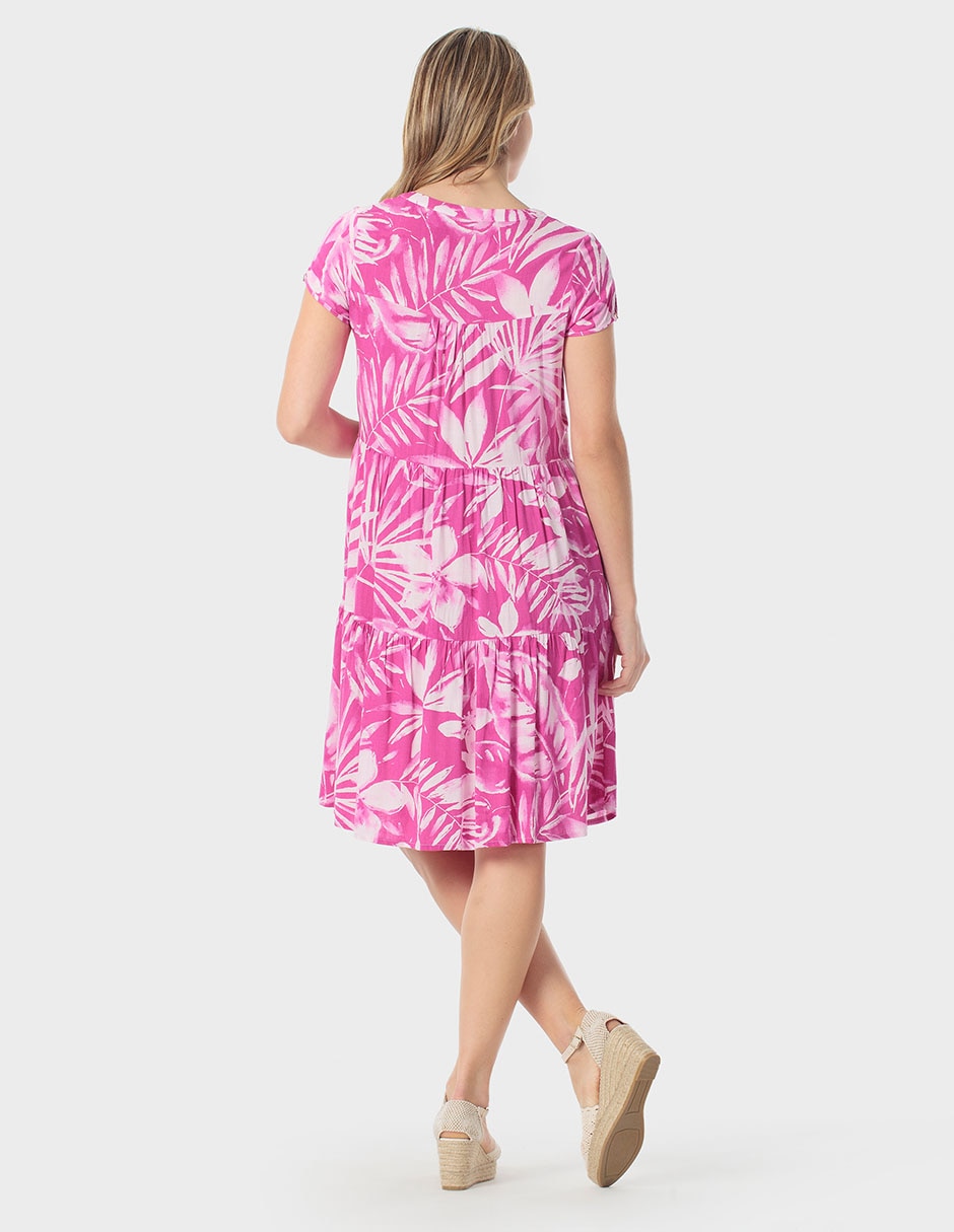 Vestido a la rodilla casual Punt Roma para mujer
