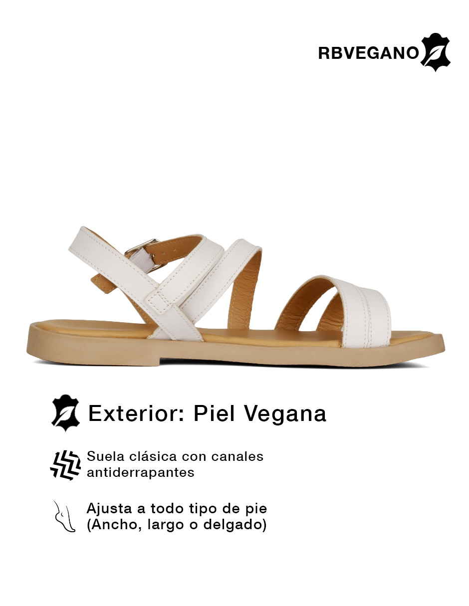 Sandalia rbcollection rbvegano para mujer