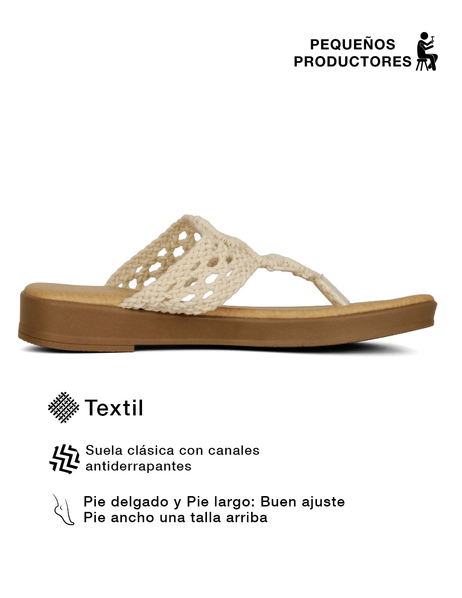 Sandalia rbcollection para mujer