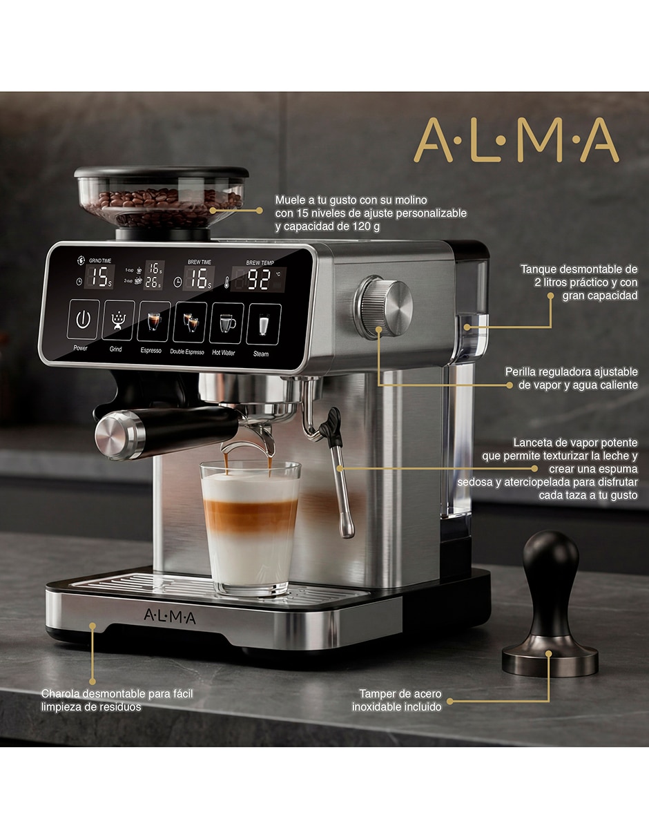 Cafetera espresso Alma
