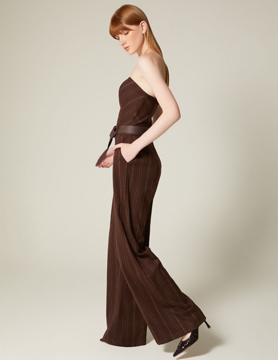 Jumpsuit Abs estampado a rayas para mujer