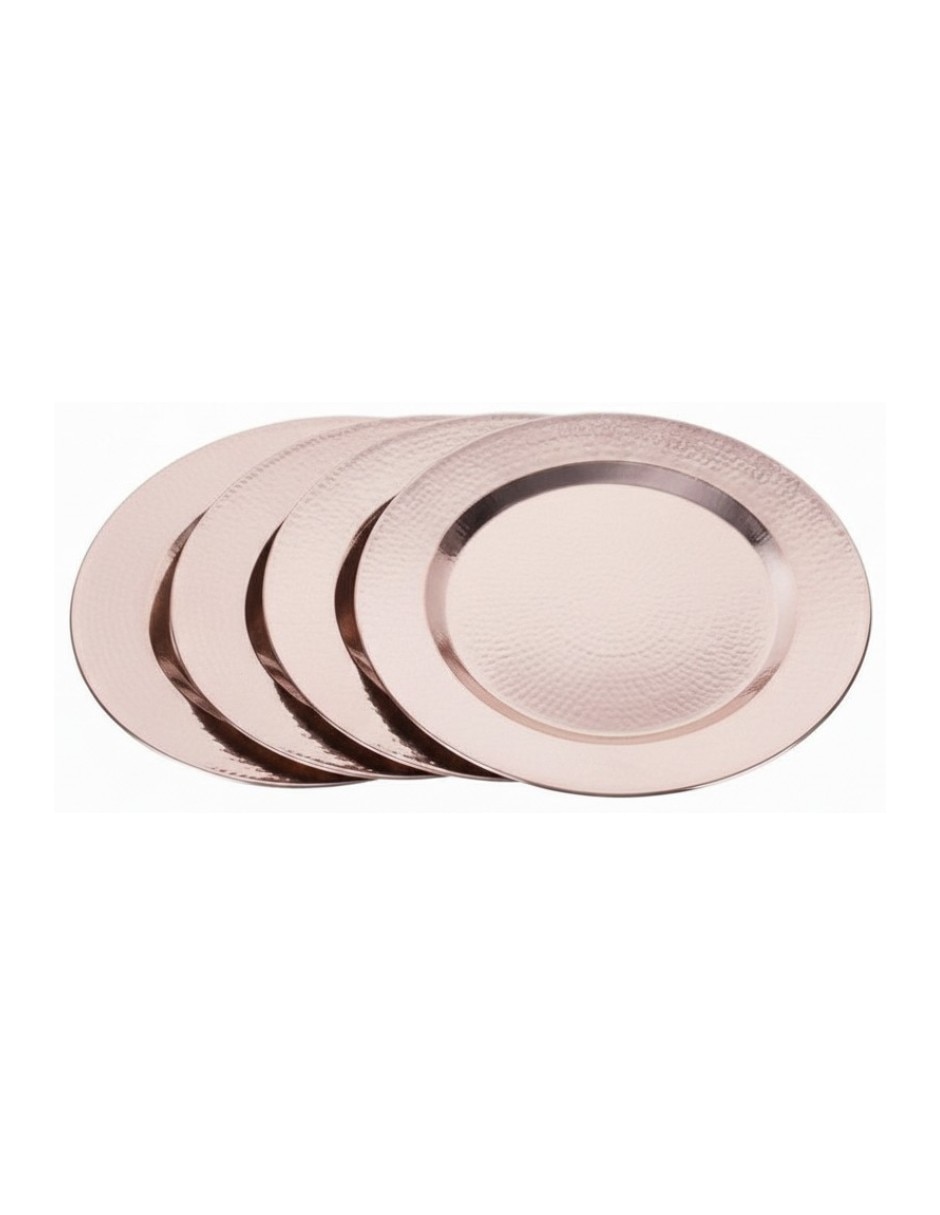 Set platos de cobre 4 piezas Set platos de cobre 4 piezas