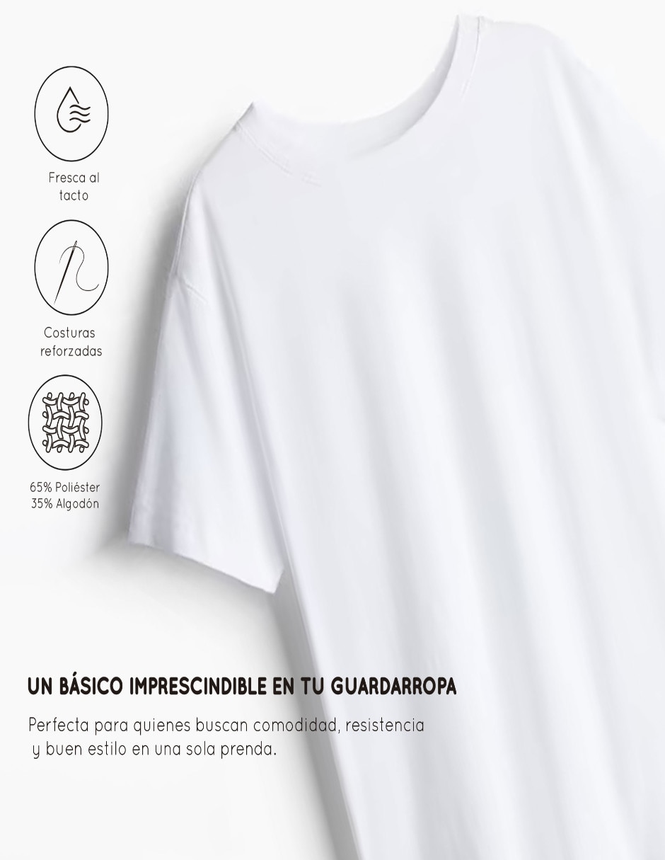 Playera Juana Gallo México cuello redondo para hombre