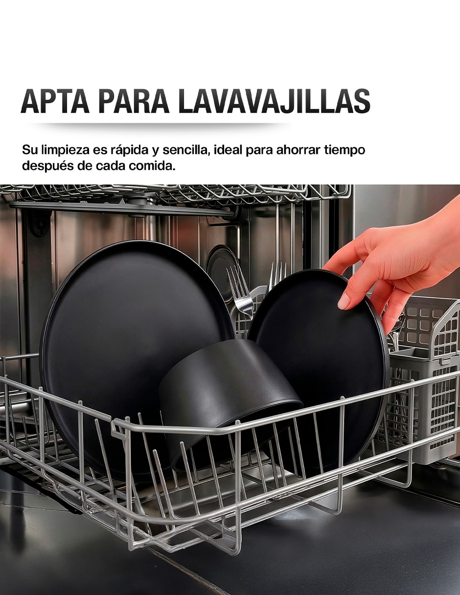 Vajilla de melamina para 4 personas 8