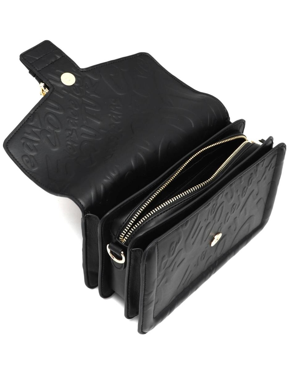 Bolsa shoulder Versace de piel para mujer