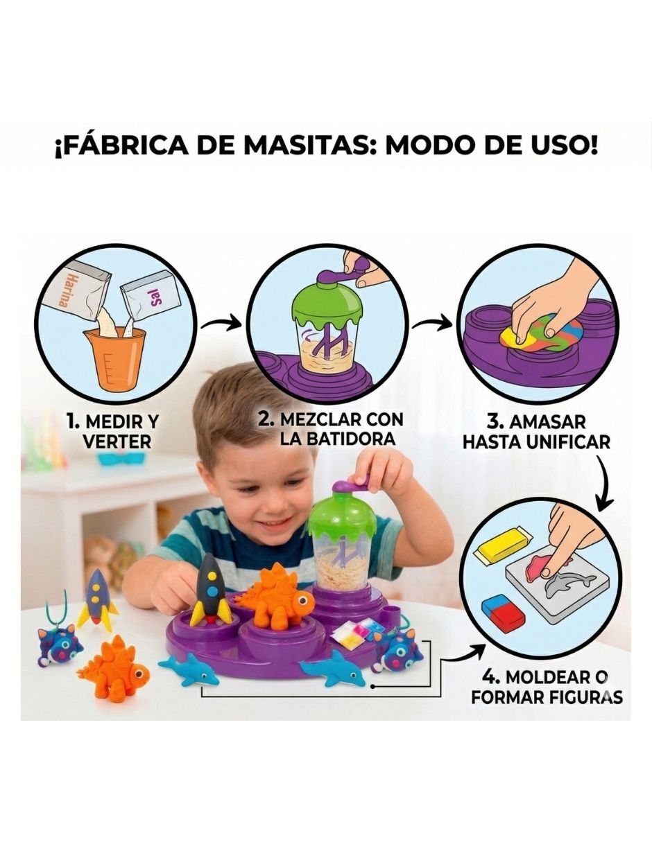 Fábrica De Masitas 2 En 1 Mi Alegria