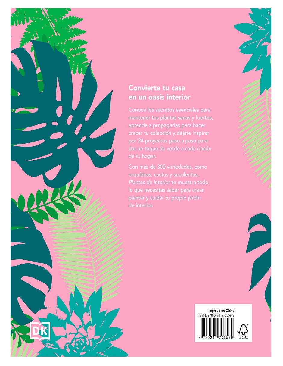 Libro Plantas de Interior Guía Completa - DK de DK 2