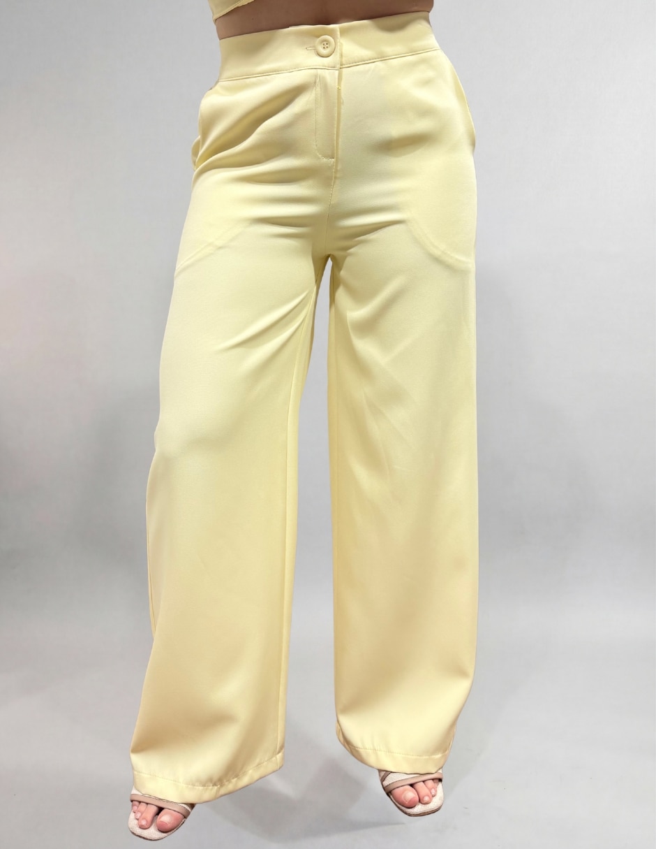 Pantalón acampanado para mujer