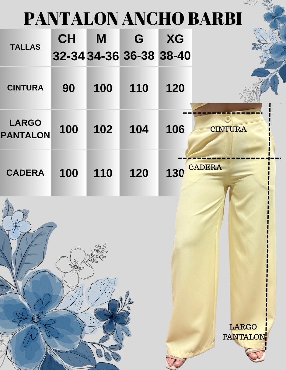 Pantalón acampanado para mujer 6