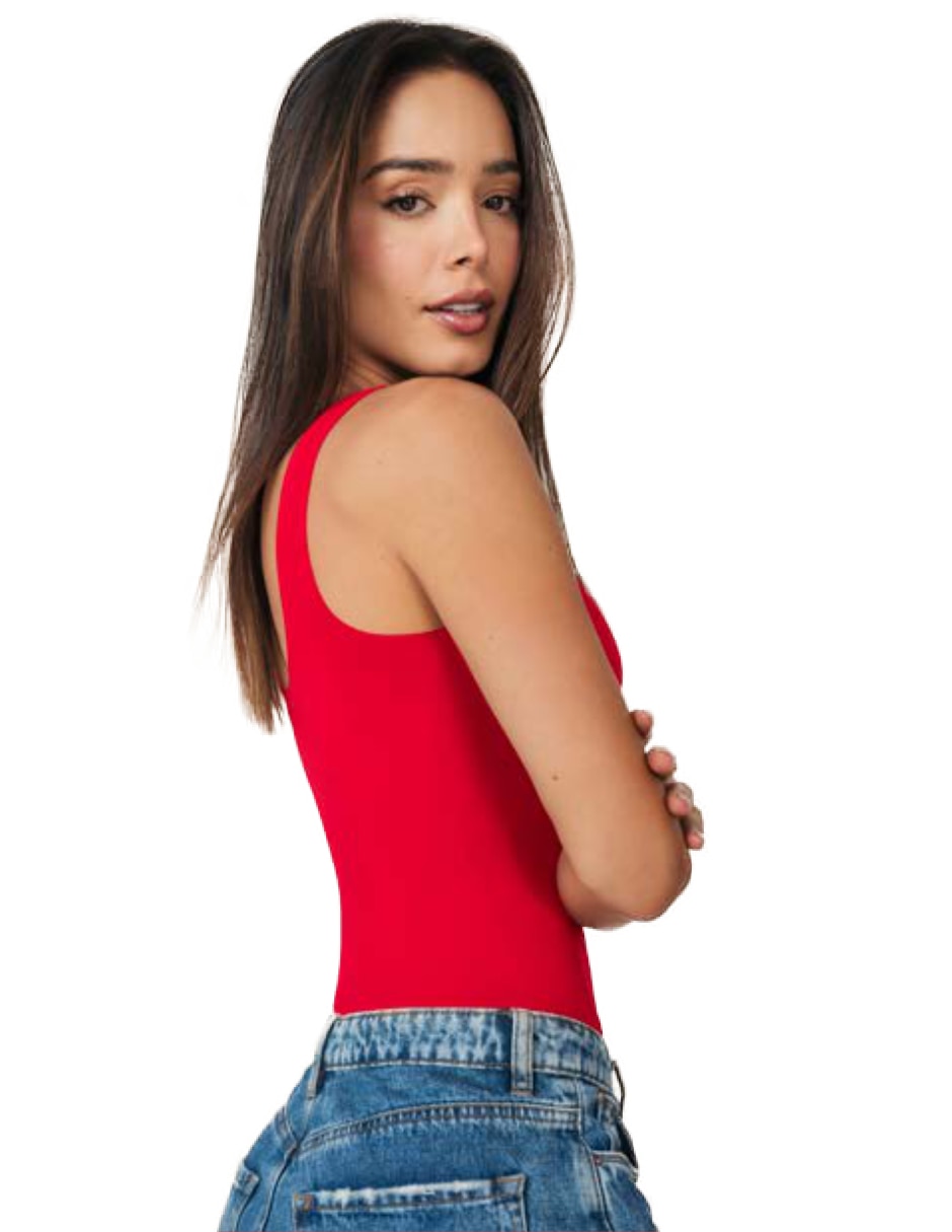 Body Toda Época Lencerìa escote cuadrado para mujer