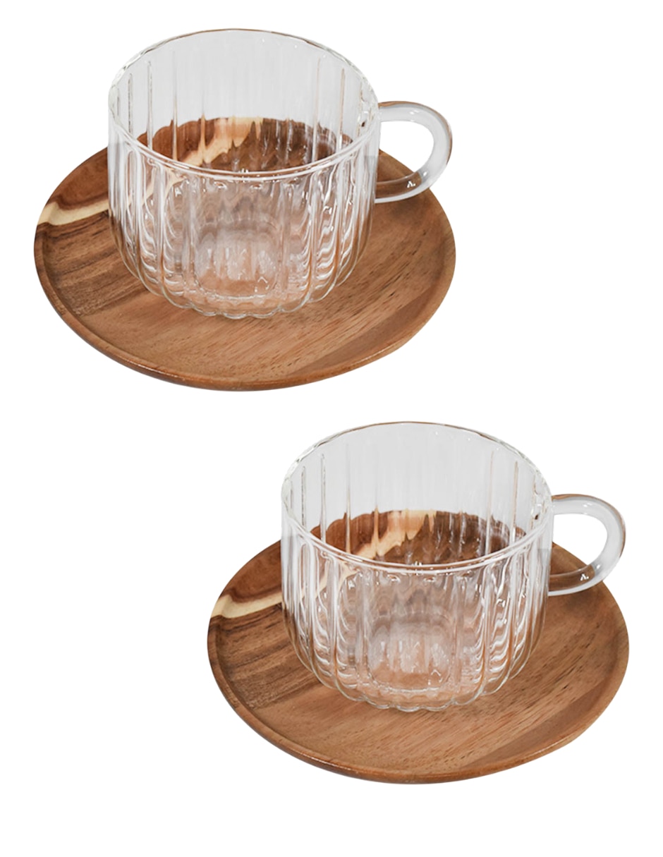 Set de tazas terno 4 piezas