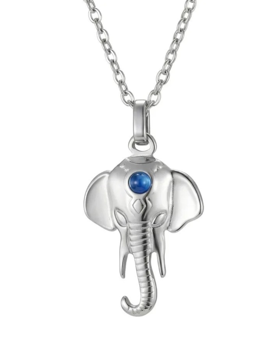 De elefante elefante black de acero inoxidable