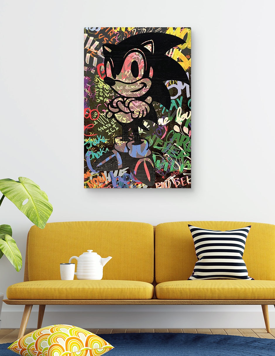 Cuadro Sonic por The Pop Art Factory técnica Impresión 3