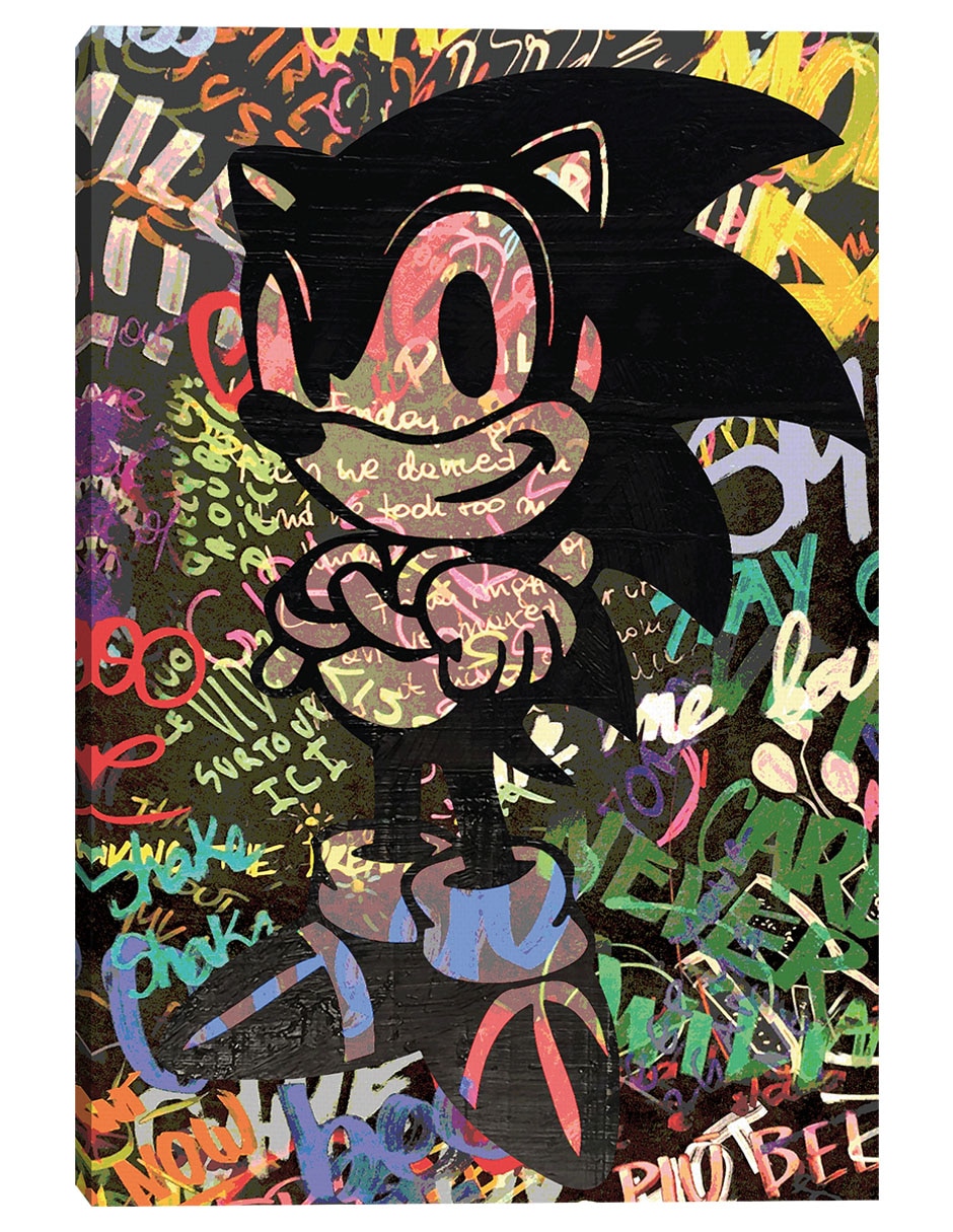 Cuadro Sonic por The Pop Art Factory técnica Impresión Cuadro Sonic por The Pop Art Factory técnica Impresión