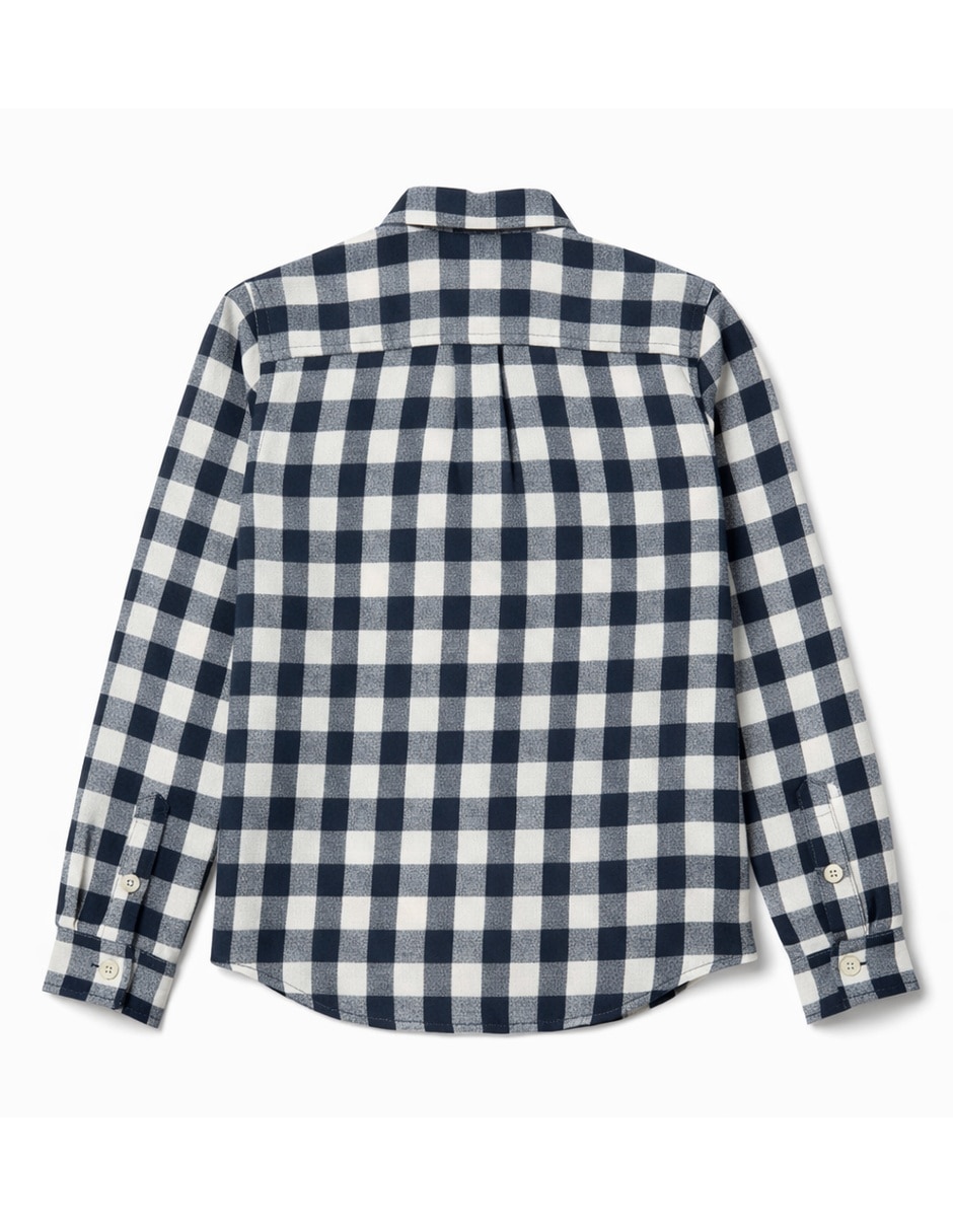 Camisa casual John Leopard manga larga para hombre