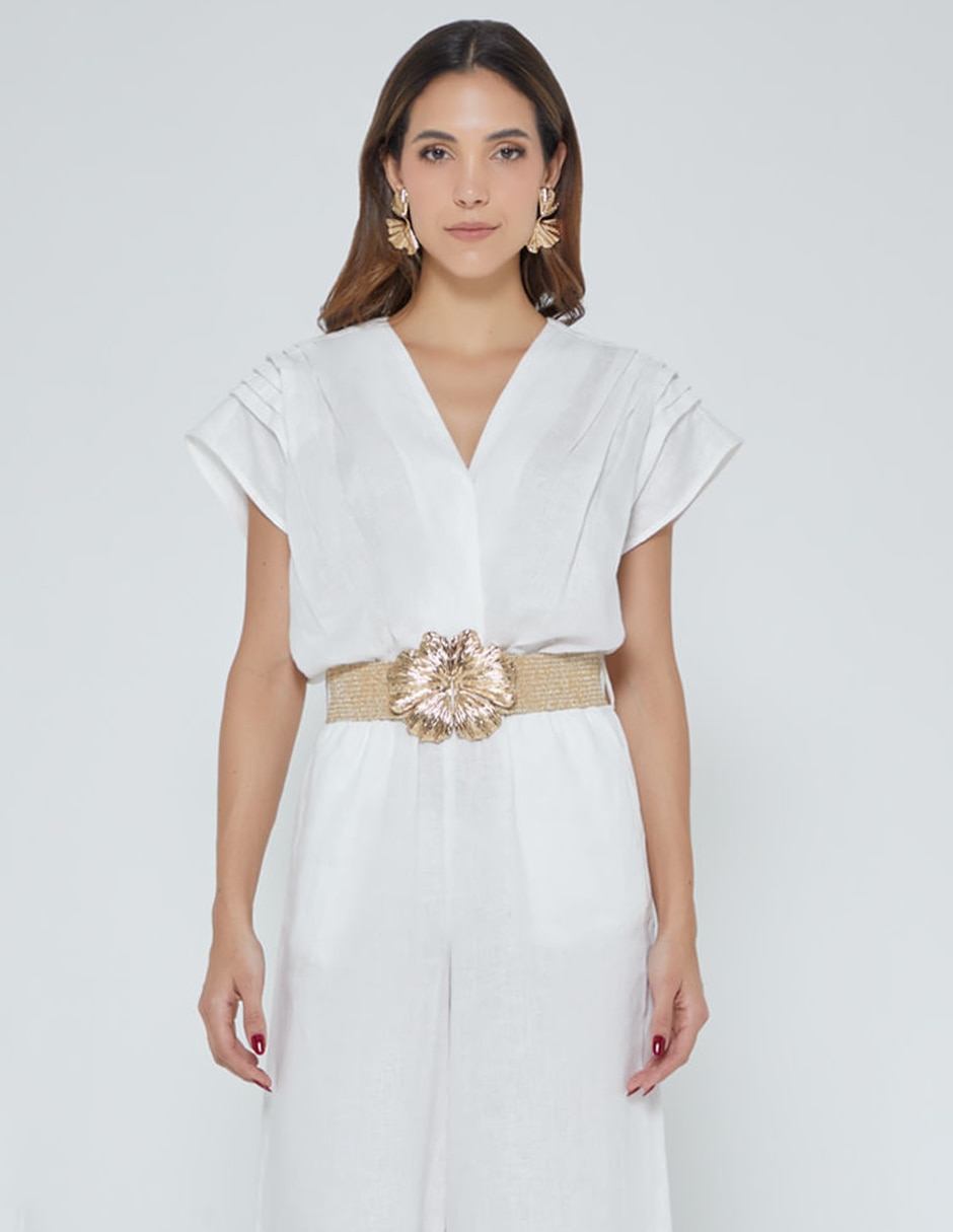 Jumpsuit ABS de lino para mujer